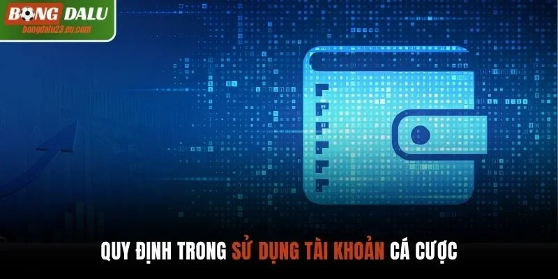 Quy định trong việc sử dụng tài khoản Bongdalu 